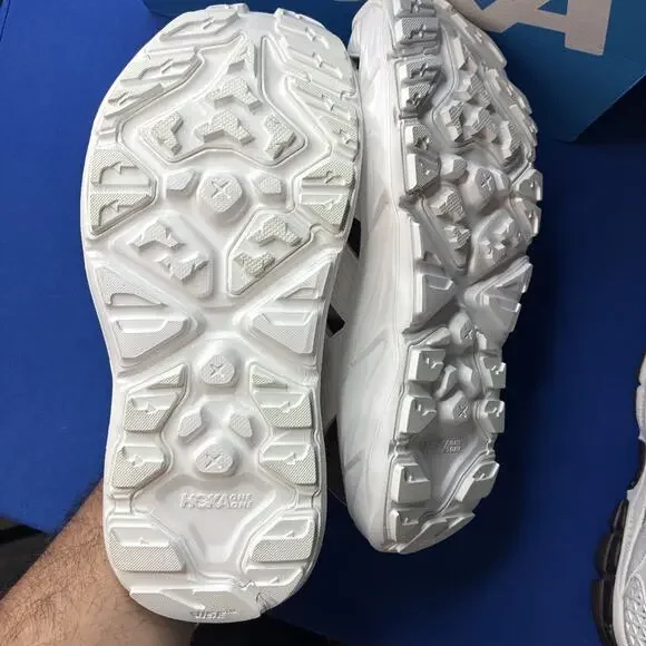 New HOKA One One Hopara White White 1123112-WHWH Men's Size 9.5 - Picture 6 of 8